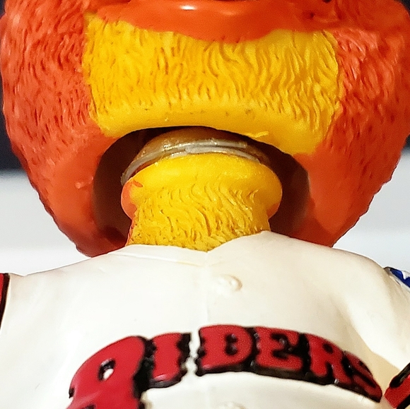 FRISCO ROUGH RIDERS "DUECE" MASCOT DOUBLE BOBBLEHEAD. 2003 COLLECTORS SERIES. - Picture 8 of 15